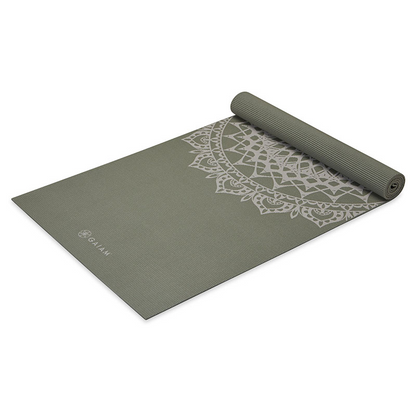 Gaiam  Στρώμα Yoga Olive Marrakesh Διαστάσεις: Μήκος: 173 εκ Πλάτος: 61 εκ Πάχος: 5 mm - mykarma.gr