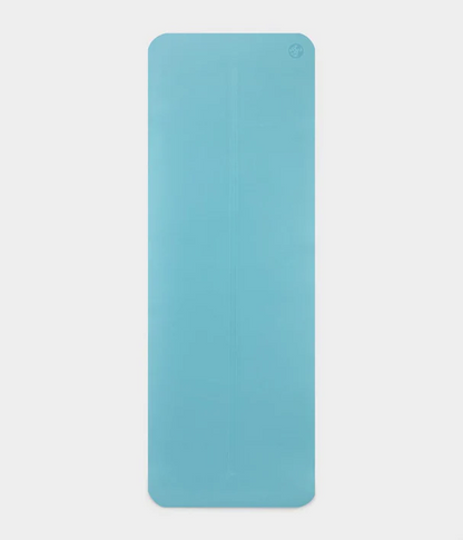 Στρωμα με γραμμή - Manduka Begin Yoga Mat - Blue Lotus Thunder Βάρος: 1,1 kg Διαστάσεις: 172 x 61 x 5mm - mykarma.gr