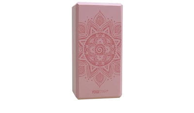 Yogistar - Yoga & Pilates Basic block 'Spiral Mandala', velvet rose Διαστάσεις: 22 cm x 11 cm x 7.4 cm Βάρος: 175 g - mykarma.gr