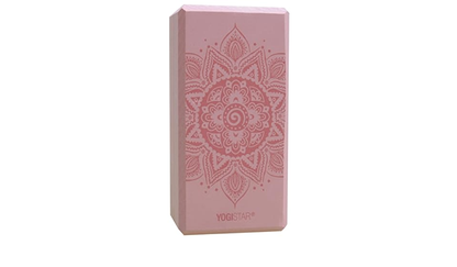 Yogistar - Yoga & Pilates Basic block 'Spiral Mandala', velvet rose Διαστάσεις: 22 cm x 11 cm x 7.4 cm Βάρος: 175 g - mykarma.gr