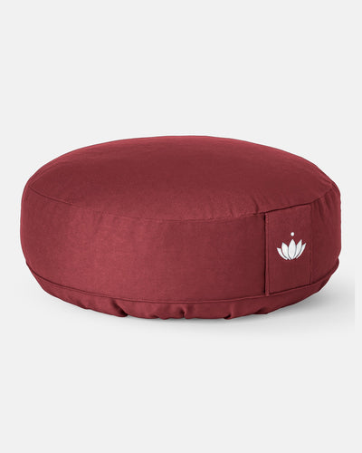 Lotuscrafts Μαξιλάρι Διαλογισμού Lotus - Bordeaux Διαστάσεις: 31 × 10 εκ - mykarma.gr