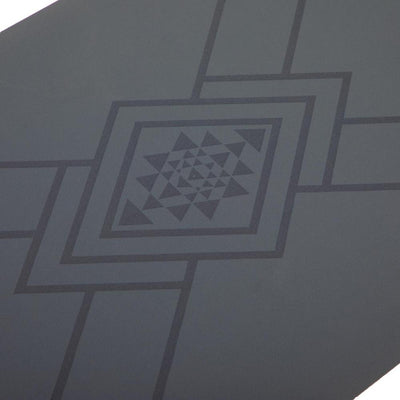 Bodhi - Στρώμα Yoga από φυσικό καουτσούκ & PU με Tribalign - blue (matte)  185 x 66 cm  4 mm  2,5 kg - mykarma.gr