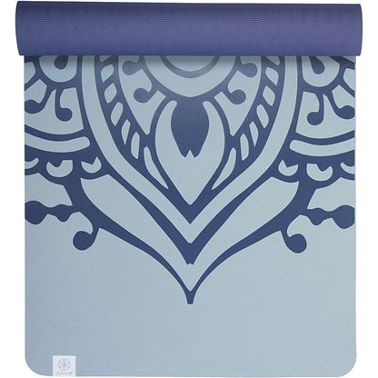 Gaiam Performance Yoga Mat - Στρώμα TPE με ιμάντα μεταφοράς - Dove Sundial Layers Διαστάσεις: Μήκος: 173 εκ Πλάτος: 61 εκ Πάχος: 6 mm
