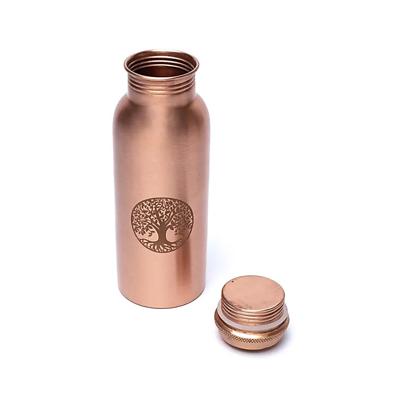 Χάλκινο Μπουκάλι με βιδωτό καπάκι - «Δέντρο της Ζωής»  500 ml