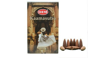 HEM Κώνοι θυμιάματος ανάστροφης ροής HEM Backflow - Kaamasutra Περιέχει 10 κώνους