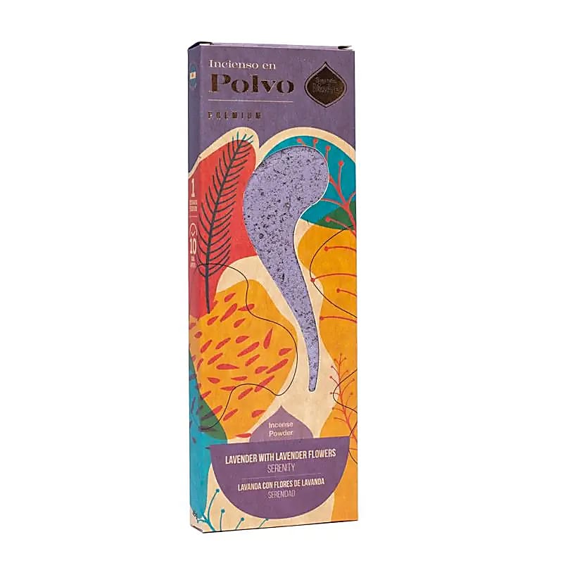 Sagrada Madre Incense Powder - Οικολογικό Θυμίαμα Λεβάντα (Lavender) σε σκόνη Βάρος: ±40 gr - mykarma.gr