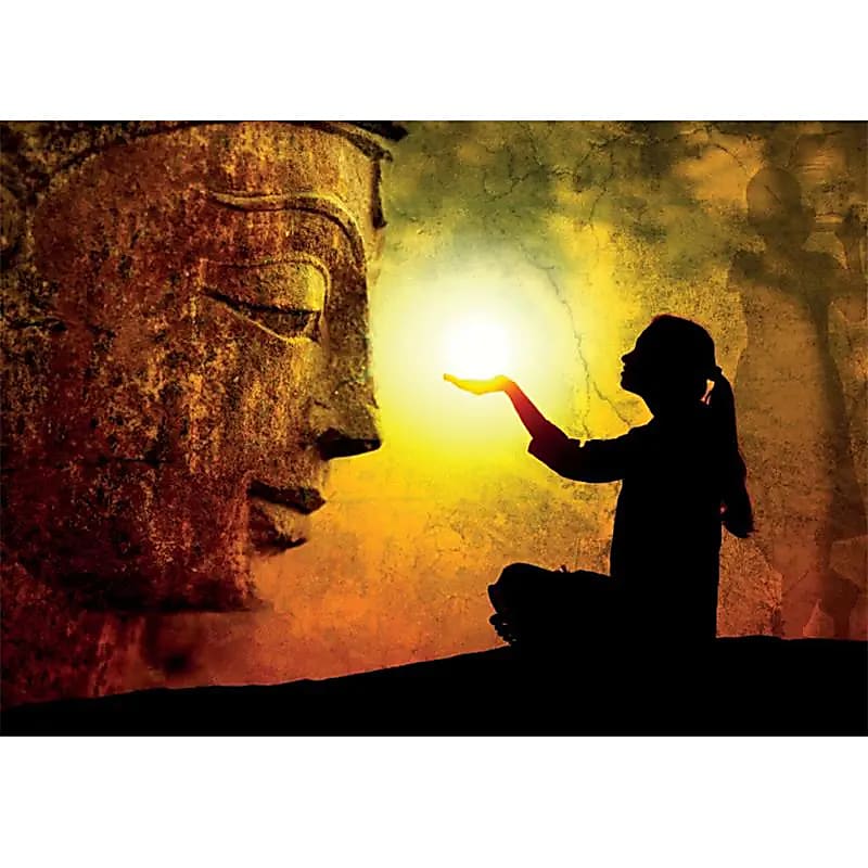 Organic Postcard “Hands full of light” - Κάρτ Ποστάλ “Χέρια γεμάτα φως” Διαστάσεις: 15 x 10,5 cm - mykarma.gr