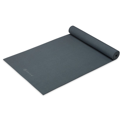 Gaiam Premium Στρώμα Yoga Folkstone Grey Διαστάσεις: Μήκος: 173 εκ Πλάτος: 61 εκ Πάχος: 4 mm - mykarma.gr