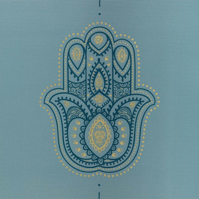 Bodhi Στρώμα γιόγκα Leela με γραμμή “Hamsa” - light blue  183 x 60 cm, 4.5 mm  Βάρος: 1,4 kg - mykarma.gr
