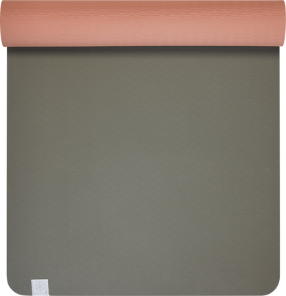 Gaiam Performance Yoga Mat - Στρώμα TPE με ιμάντα μεταφοράς - Olive Διαστάσεις: Μήκος: 173 εκ Πλάτος: 61 εκ Πάχος: 6 mm