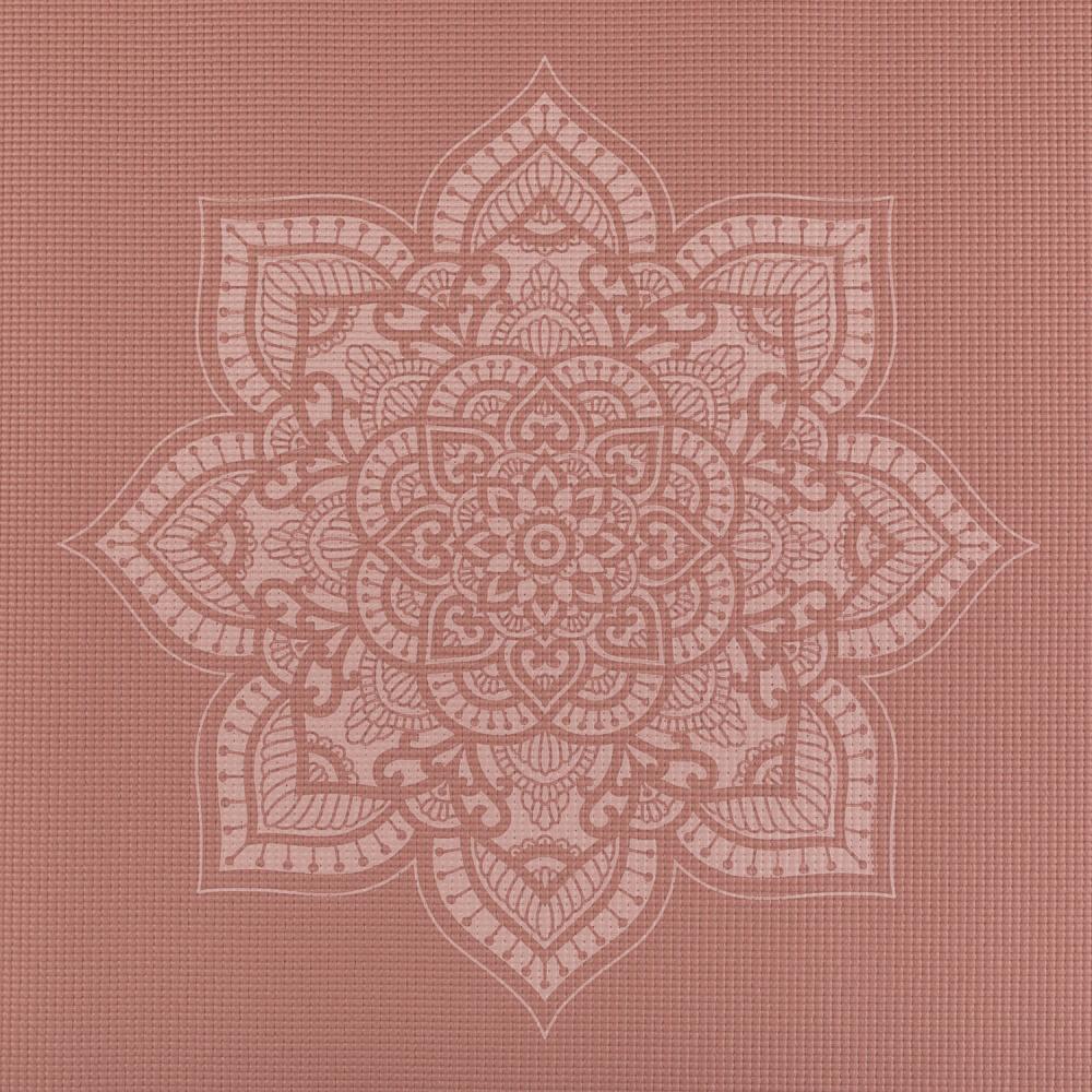 Bodhi στρώμα γιόγκα Leela “Mehndi Mandala” - rose tan  183 x 60 cm, 4.5 mm  Βάρος: 1,4 kg - mykarma.gr