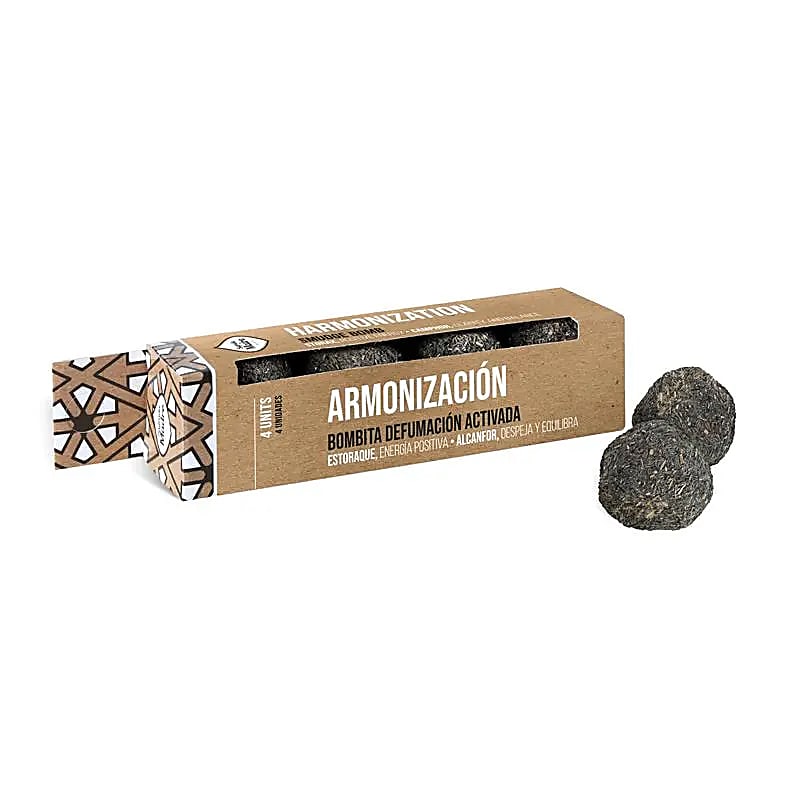 Θυμίαμα Sagrada Madre Smudge Bombs «Harmonisation» με Σταύρακα ,Καμφορά,Μύρο & Δεντρολίβανο για Εναρμόνιση & Συντονισμό  4τμχ - mykarma.gr