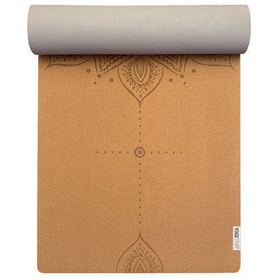 Yogistar - Yoga mat 'Cork' Art Collection -Φυσικό στρωμα απο Φελλό Διαστασεις: 183 cm x 61 cm x 4 mm Βάρος: 2,3 kg - mykarma.gr