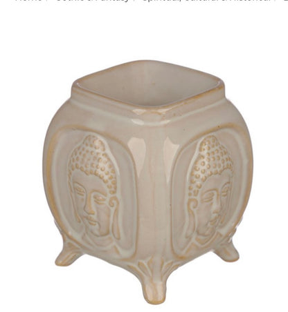 Oil Burner - Κεραμικός καυστήρας Βούδας - μπεζ Διαστάσεις: Ύψος 10,5cm Πλάτος 9,5cm Βάθος 8,5cm Βάρος 360γρ - mykarma.gr