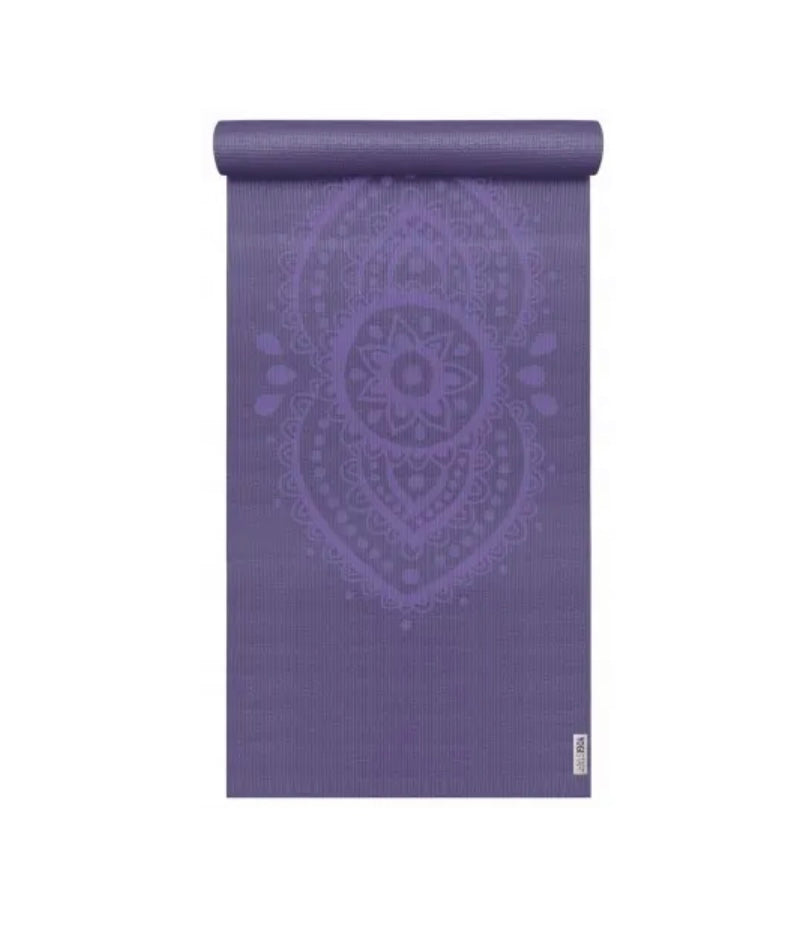 Yogistar - Στρώμα γιόγκα Basic Art Collection 'Ajna Chakra' (Aubergine) Διαστάσεις: 183 εκ x 61 εκ x 4 mm Βάρος 1,25 kg - mykarma.gr