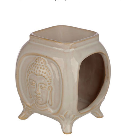 Oil Burner - Κεραμικός καυστήρας Βούδας - μπεζ Διαστάσεις: Ύψος 10,5cm Πλάτος 9,5cm Βάθος 8,5cm Βάρος 360γρ - mykarma.gr