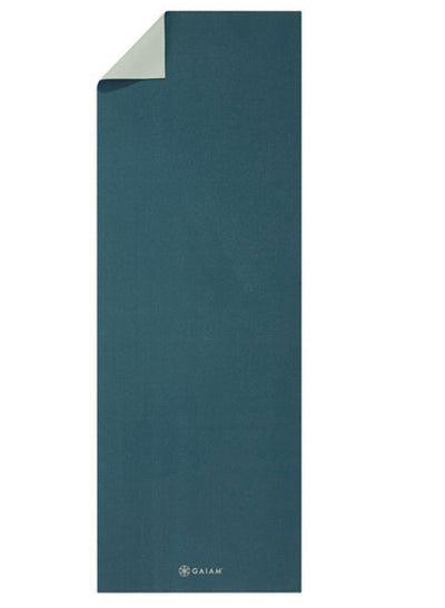 Gaiam Στρωμα Yoga Deep Jade/Icicle - 2 χρώματα στο ίδιο στρώμα(2 όψεις) Διαστάσεις: Μήκος: 173 εκ Πλάτος: 61 εκ Πάχος: 4 mm - mykarma.gr