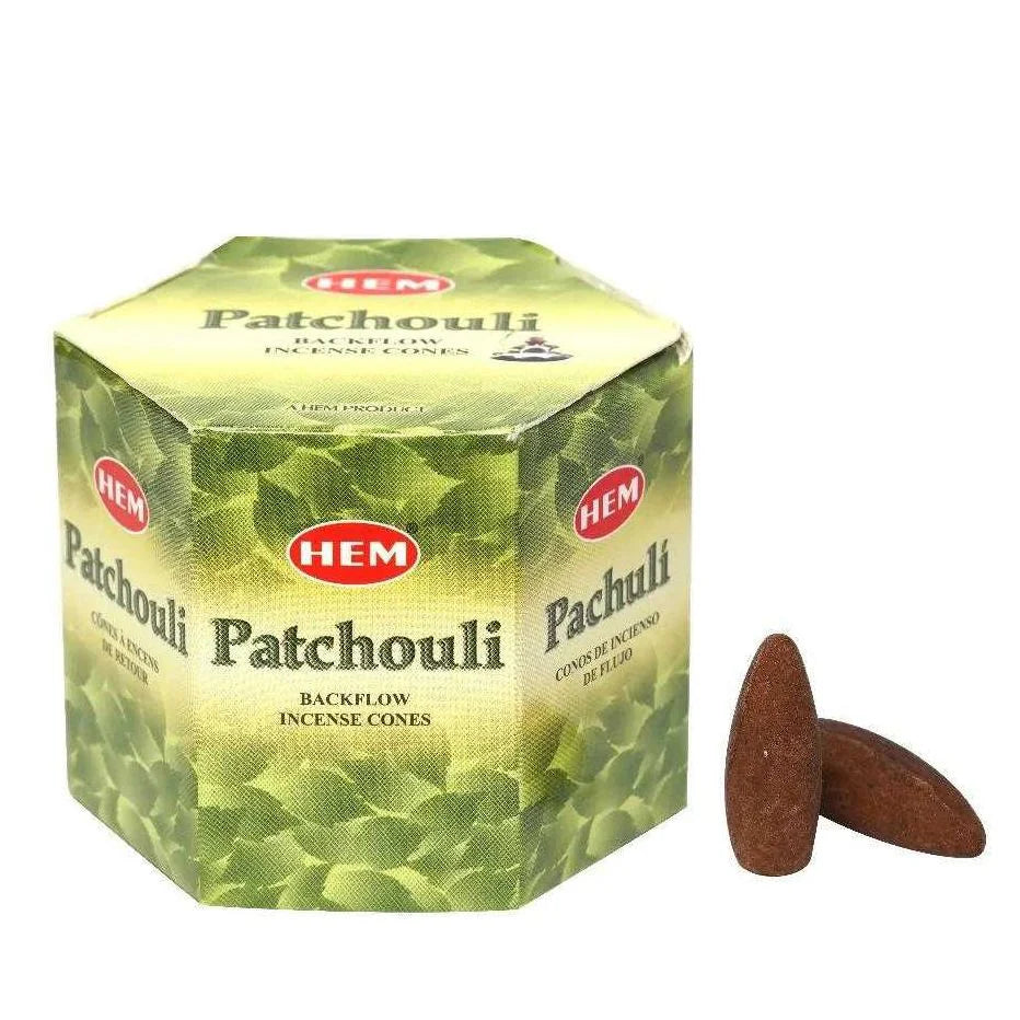 HEM backflow Κώνοι – Άρωμα Πατσουλί Patchouli – 40 Κώνοι          Ask ChatGPT - mykarma.gr