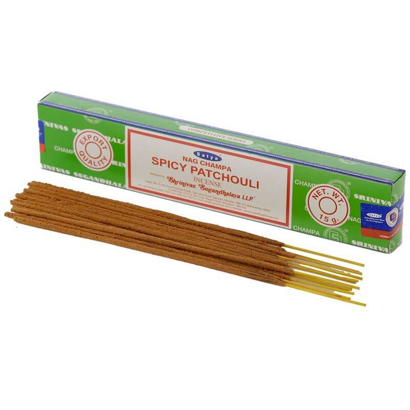 Αρωματικά Στικ - Satya Nag Champa - Spicy Patchouli (Πικάντικο Πατσουλί) Βάρος: 15 g