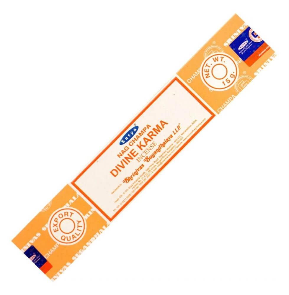 Αρωματικά Στικ - Satya Nag Champa - Θεϊκό Κάρμα (Divine Karma) Βάρος: 15γρ