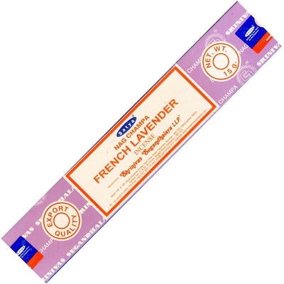 Αρωματικά Στικ - Satya Nag Champa - French Lavender (Γαλλική Λεβάντα) Βάρος: 15 g - mykarma.gr