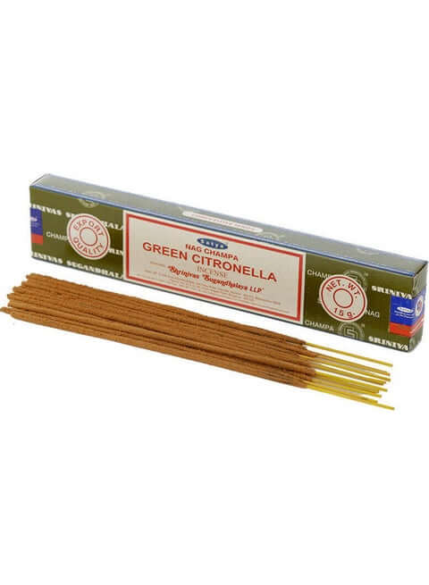 Αρωματικά Στικ - Satya Nag Champa - Πράσινη Σιτρονέλα (Green Citronella) Βάρος: 15γρ