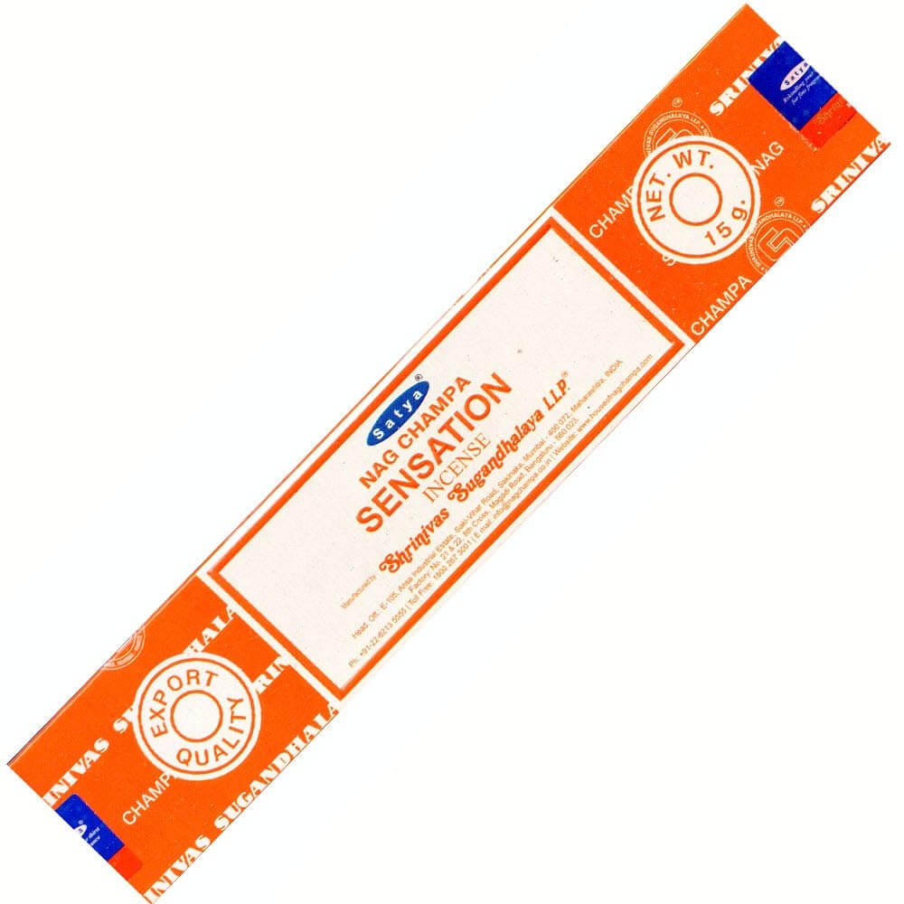 Αρωματικά Στικ - Satya Nag Champa - Αίσθηση (Sensation) Βάρος: 15γρ