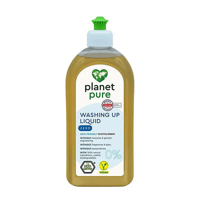 Bio Planet Pure - Οργανικό απορρυπαντικό πιάτων Hypoallergenic 0% - Άοσμο - 500ml - mykarma.gr