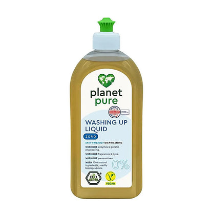 Bio Planet Pure - Οργανικό απορρυπαντικό πιάτων Hypoallergenic 0% - Άοσμο - 500ml - mykarma.gr