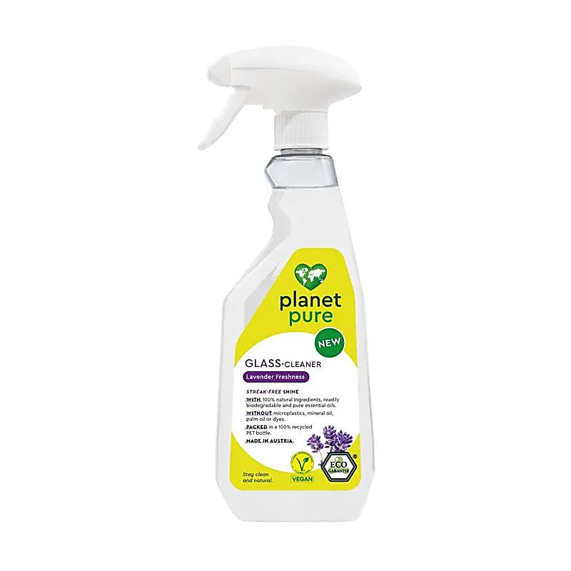 Bio Planet Pure - Οργανικό Καθαριστικό για τζάμια - Λεβάντα (Lavender) - 500ml - mykarma.gr