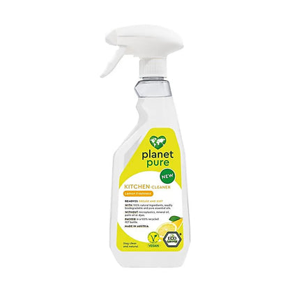 Bio Planet Pure-Οργανικό Καθαριστικό σε σπρέι για λιπαρές επιφάνειες - Fresh Lemon-500ml - mykarma.gr