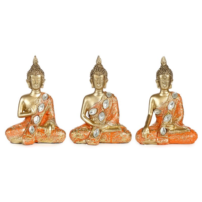 Άγαλμα - Thai Βούδας σε Διαλογισμό Ύψος 13cm Πλάτος 9,5cm Βάθος 5cm