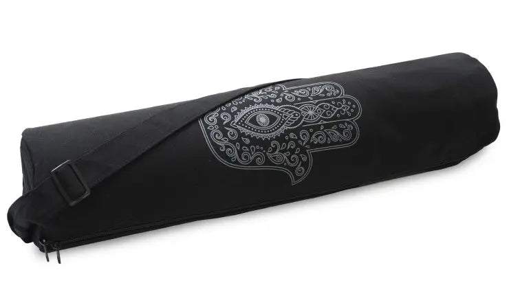 Yogistar - Τσάντα για στρώμα γιόγκα 'Basic' cotton - Hand of Fatima - 65 x 14 cm - mykarma.gr