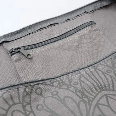 Yogistar- Τσάντα για στρώμα γιόγκα 'Basic' cotton - Lotus Mandala - graphit Διαστάσεις: 86 x 14 cm - mykarma.gr