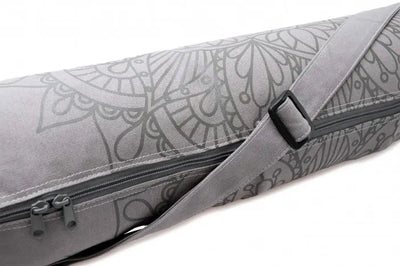 Yogistar- Τσάντα για στρώμα γιόγκα 'Basic' cotton - Lotus Mandala - graphit Διαστάσεις: 86 x 14 cm - mykarma.gr