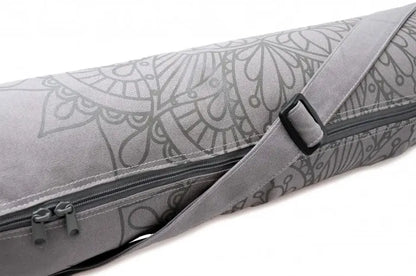 Yogistar- Τσάντα για στρώμα γιόγκα 'Basic' cotton - Lotus Mandala - graphit Διαστάσεις: 86 x 14 cm - mykarma.gr