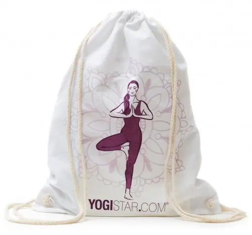 Yogistar Τσάντα πλάτης - τσάντα για γυμναστήριο - 100% Βαμβάκι Διαστάσεις: 37x45cm - mykarma.gr