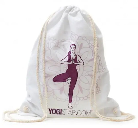 Yogistar Τσάντα πλάτης - τσάντα για γυμναστήριο  - 100% Βαμβάκι   37x45cm