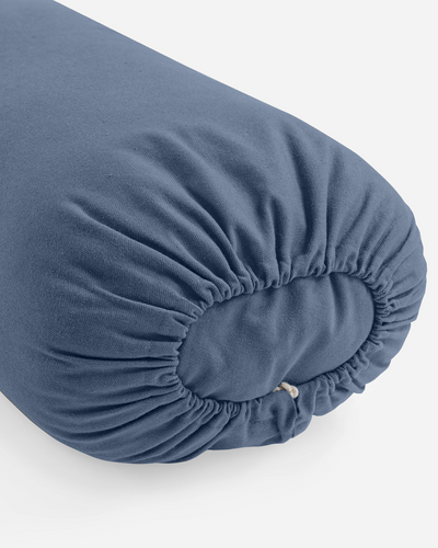 Lotuscrafts Restorative L μαξιλάρι Bolster - Marine Blue - κάλυμμα απο οργανικό βαμβάκι & γέμιση Καποκ μαλλί Διαστάσεις: 72 × 30 x 20 εκ - mykarma.gr