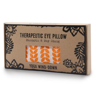 Eye Pillow Vegan - Mαξιλαράκι για τα Μάτια με Λιναρόσπορο,άρωμα Μανταρίνι & May Chang Διαστάσεις: 21 εκ x 11 εκ x 3 εκ