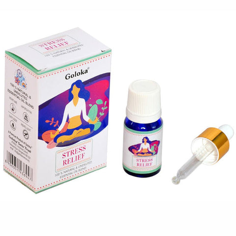 Goloka Θεραπευτικό μείγμα απο αιθέρια έλαια - Ανακούφιση από το Άγχος (Stress Relief)  10 ml | Αιθέριο Έλαιο
