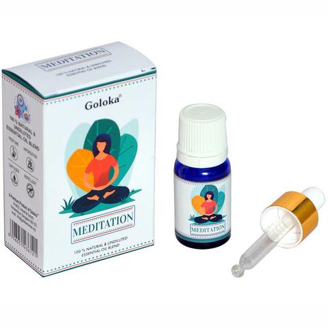 Goloka Θεραπευτικό μείγμα απο αιθέρια έλαια - Διαλογισμό (Meditation)  10 ml | Αιθέριο Έλαιο