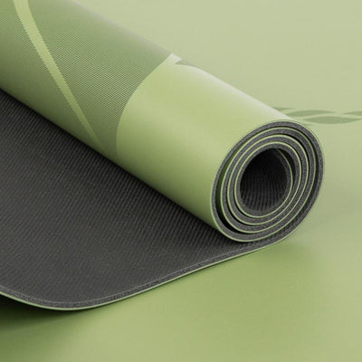 Bodhi - Στρώμα Yoga από φυσικό καουτσούκ & PU  με Bodhi Leaves - green  185 x 66 cm  4 mm  2,5 kg - mykarma.gr