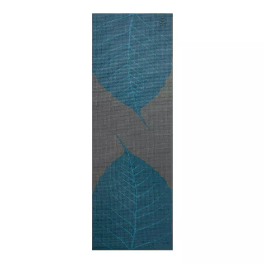Bodhi στρώμα γιόγκα Leela “Big Leaves” - anthracite  183 x 60 cm, 4.5 mm  Βάρος: 1,4 kg - mykarma.gr