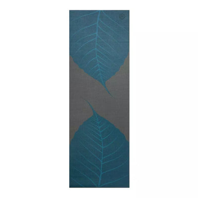 Bodhi στρώμα γιόγκα Leela “Big Leaves” - anthracite  183 x 60 cm, 4.5 mm  Βάρος: 1,4 kg - mykarma.gr