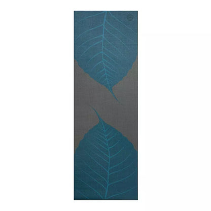 Bodhi στρώμα γιόγκα Leela “Big Leaves” - anthracite  183 x 60 cm, 4.5 mm  Βάρος: 1,4 kg - mykarma.gr