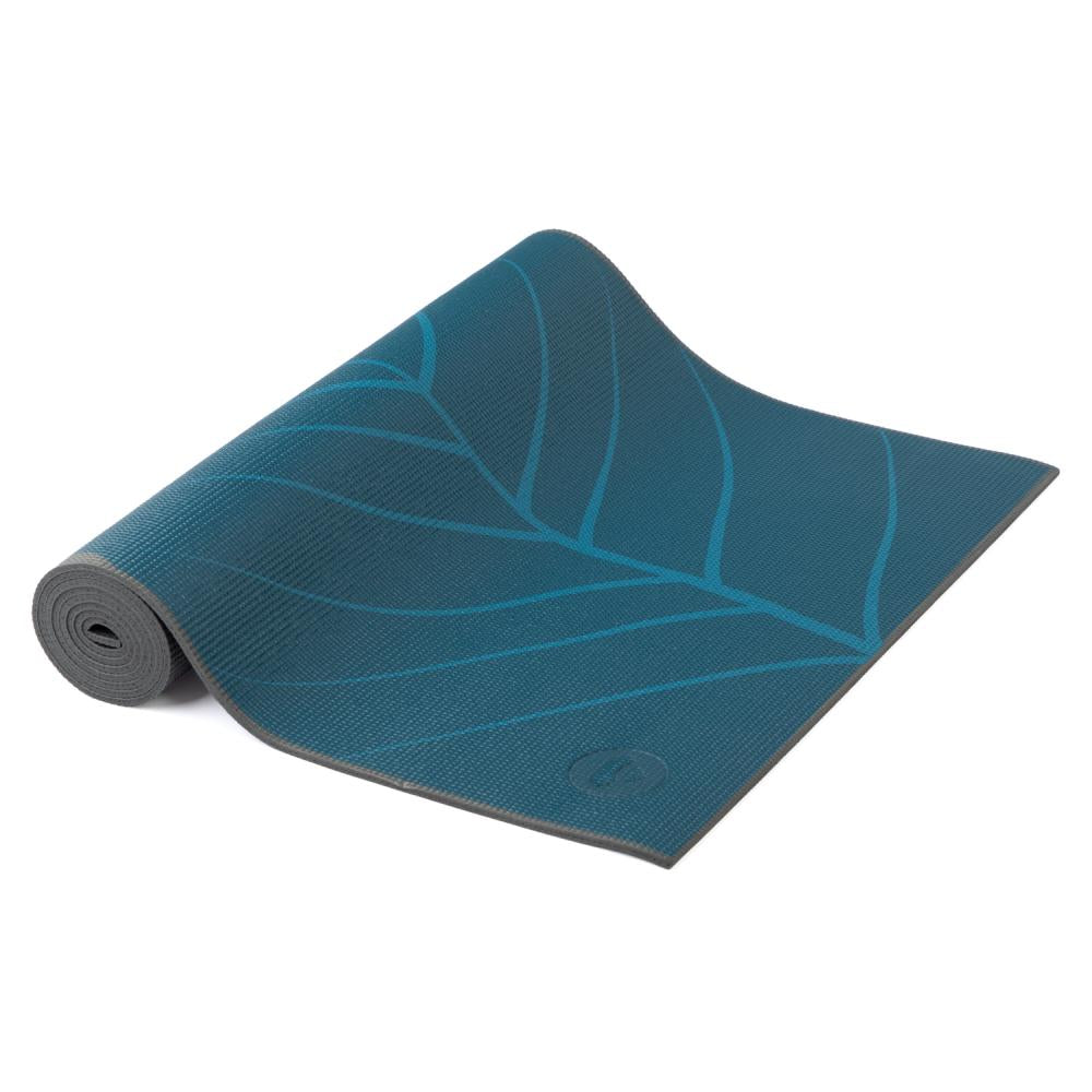 Bodhi στρώμα γιόγκα Leela “Big Leaves” - anthracite  183 x 60 cm, 4.5 mm  Βάρος: 1,4 kg - mykarma.gr