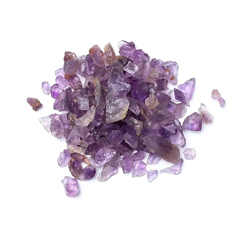 Φυσικό ορυκτό πέτρωμα - Αμέθυστος (Amethyst)-ακατέργαστες πέτρες Βάρος 300 gr Μέγεθος 0,5 - 1,5cm - mykarma.gr
