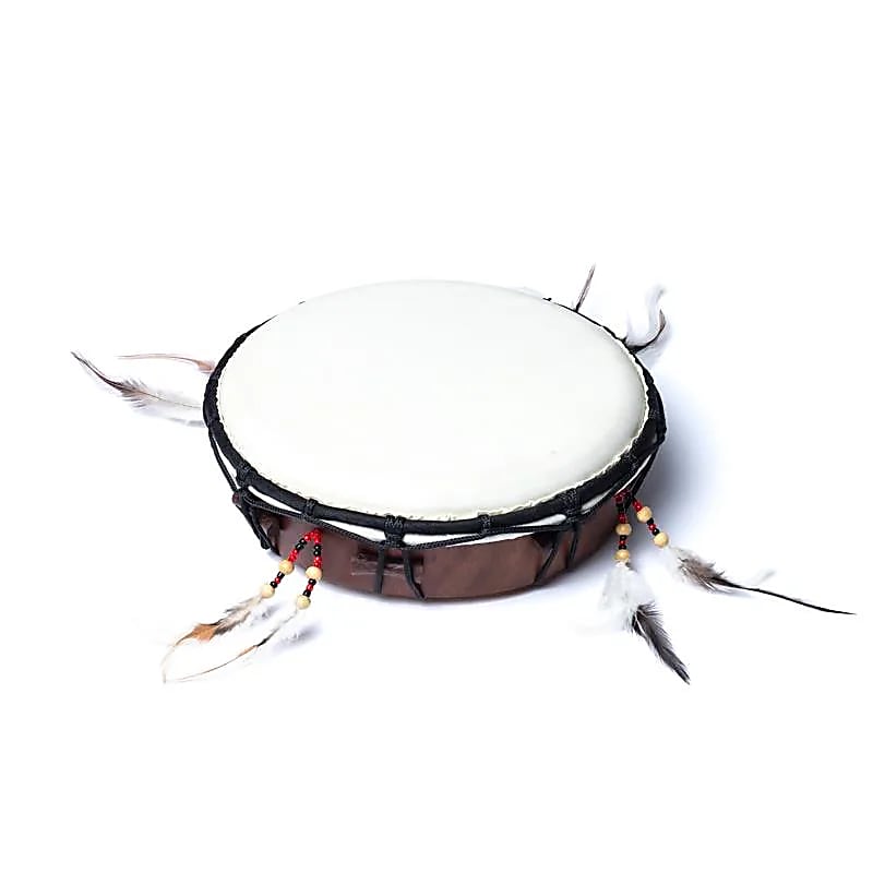 Χειροποίητο Τύμπανο Ινδικού τύπου Terbangan (Rebana Drum) Διαστάσεις: 23 cm Βάρος: 1 kg - mykarma.gr