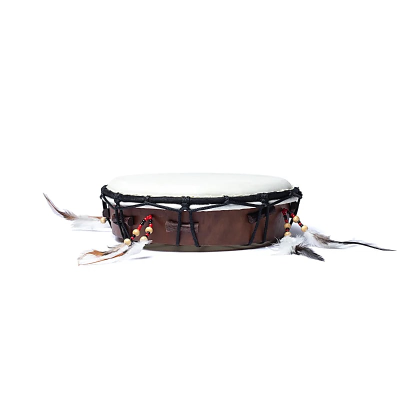 Χειροποίητο Τύμπανο Ινδικού τύπου Terbangan (Rebana Drum) Διαστάσεις: 23 cm Βάρος: 1 kg - mykarma.gr